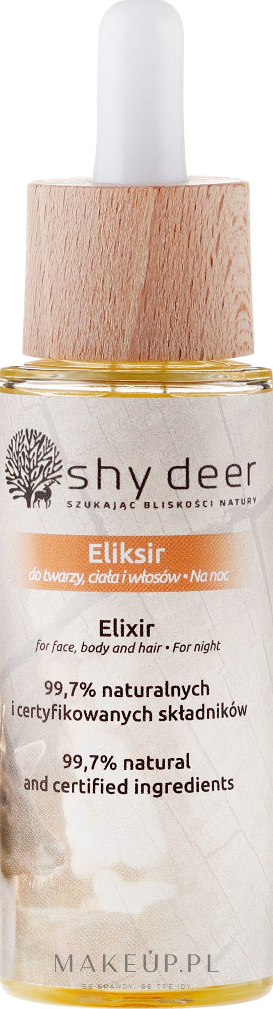 Eliksir do twarzy, ciała i włosów na noc - Shy Deer Elixir — Zdjęcie 30 ml