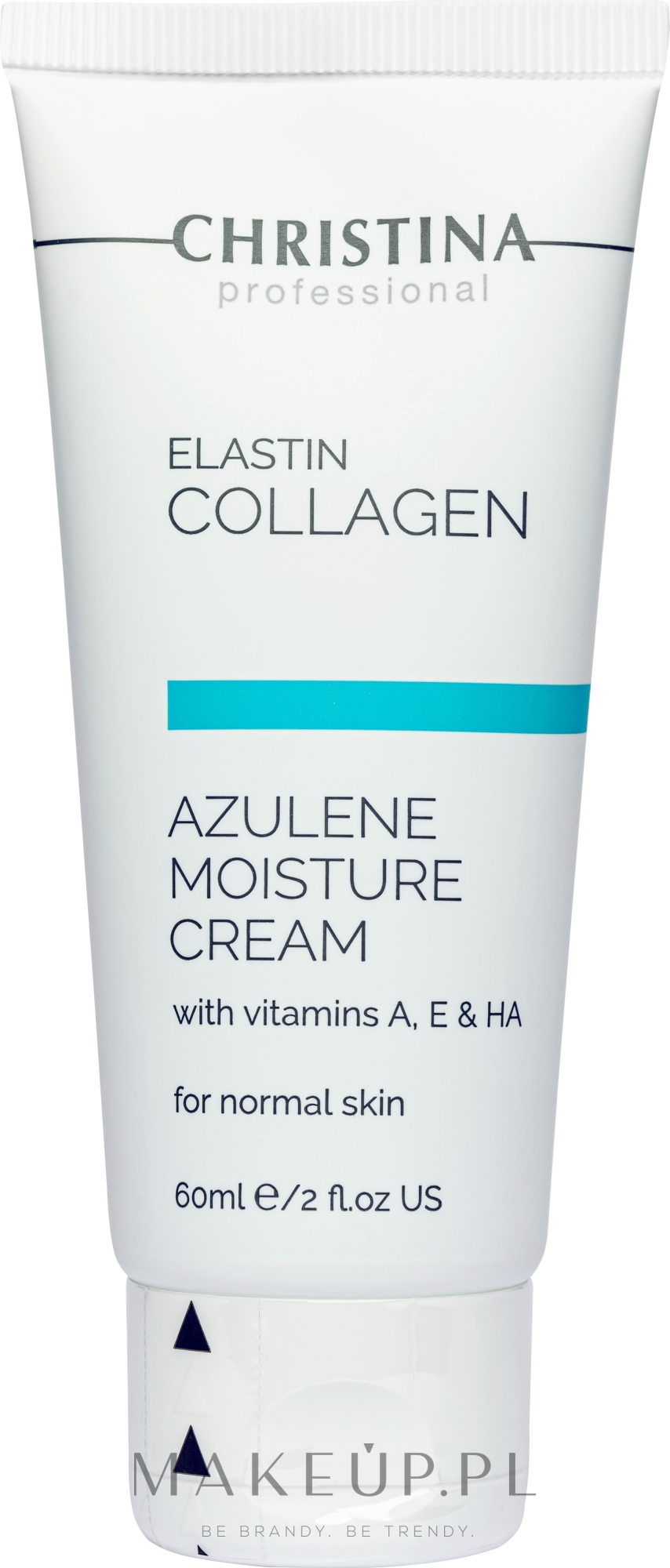 Nawilżający krem do skóry normalnej - Christina Elastin Collagen Azulene Moisture Cream — Zdjęcie 60 ml