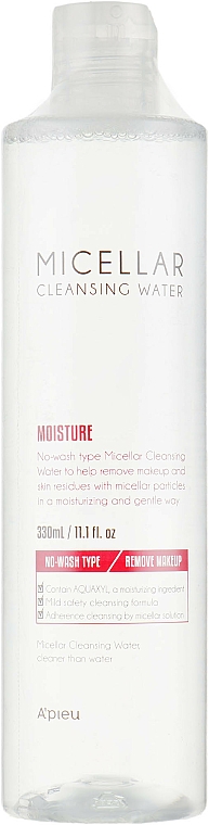 Nawilżająca woda micelarna do twarzy - A'pieu Micellar Cleansing Water Moisture — Zdjęcie N1