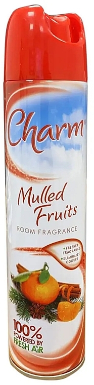 Odświeżacz powietrza w aerozolu Grzane wino - Charm Room Fragrance Mulled Fruits — Zdjęcie N1