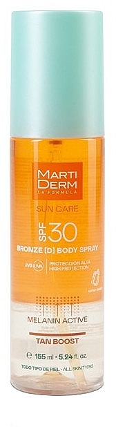 Spray do ciała - MartiDerm Sun Care Bronze (D) Spray SPF30 — Zdjęcie N1