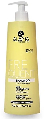 Szampon do włosów z witaminami - Alama Frequent Shampoo — Zdjęcie N1