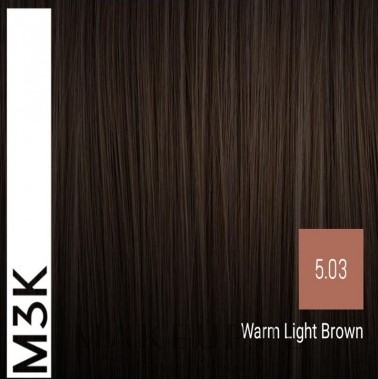 Krem koloryzujący do włosów - Sensus M3K Permanent Cream Color Hi Performance — Zdjęcie 5.03 - Warm Light Brown