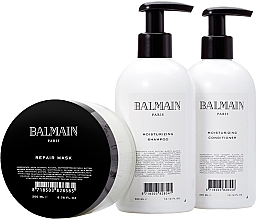 Zestaw nawilżający do włosów - Balmain Paris Hair Couture Moisturizing Care Set (shm 300 ml + cond 300 ml + mask 200 ml) — Zdjęcie N2