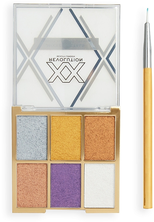 Paleta do makijażu - XX Revolution Mixxed Metals Water Liner Palette — Zdjęcie N1