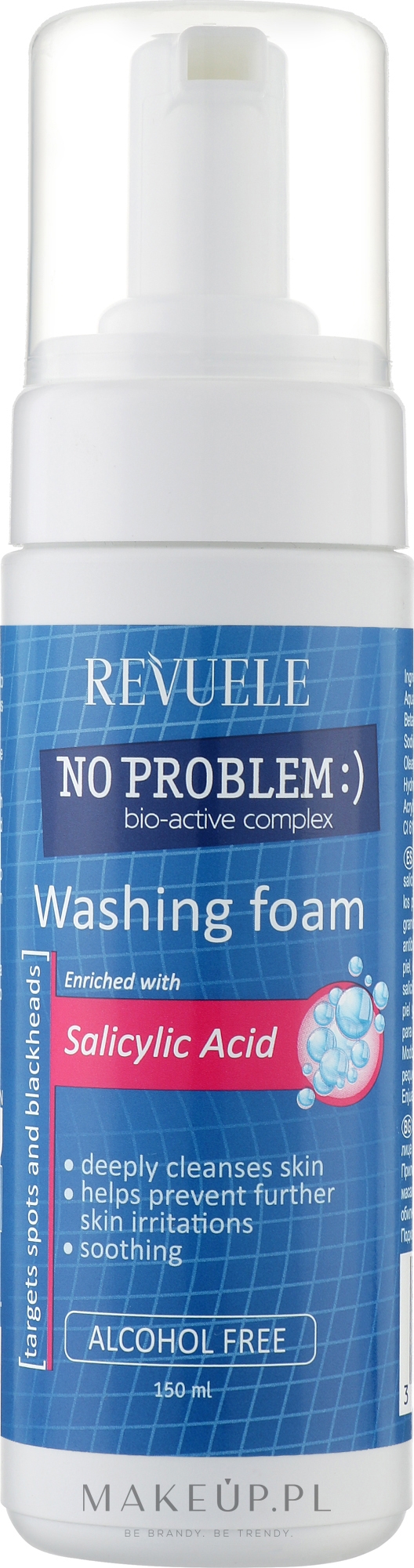 Pianka do mycia twarzy z kwasem salicylowym - Revuele No Problem Washing Foam With Salycylic Acid — Zdjęcie 150 ml