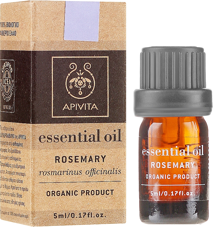 Olejek rozmarynowy - Apivita Aromatherapy Organic Rosemary Oil — Zdjęcie N1