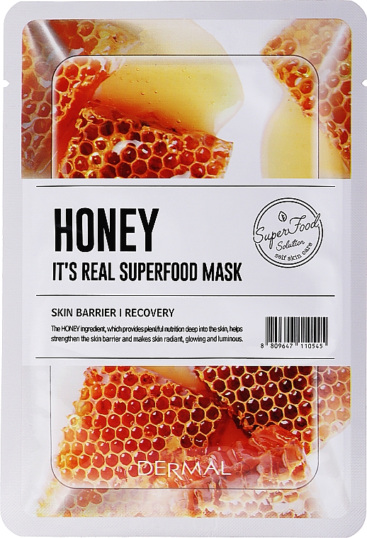 Rewitalizująca maseczka do twarzy - Dermal Mask Honey Protect & Nourish Facial Sheet — Zdjęcie N3