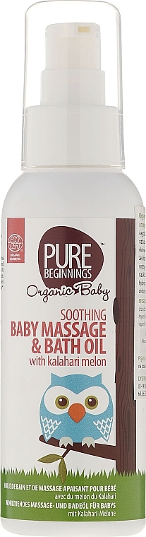 PRZECENA! Olejek do kąpieli i masażu dla dzieci - Pure Beginnings Soothing Baby Massage and Bath Oil * — Zdjęcie N1
