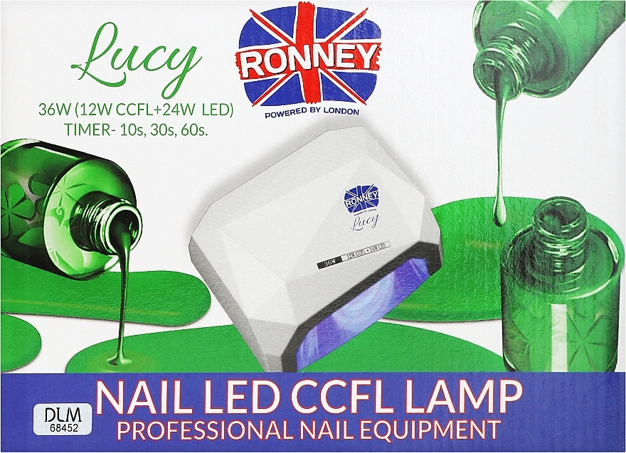 Lampa CCFL + LED, czarna - Ronney Profesional Lucy CCFL + LED 36W (GY-LCL-021) Lamp — Zdjęcie N1