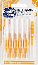 Kup Szczoteczki międzyzębowe, 0,45 mm, pomarańczowe - Dontodent Interdental-Sticks ISO 1