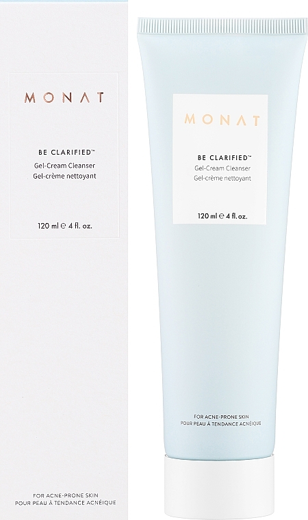 Oczyszczający krem-żel do twarzy - Monat Be Clarified Acne Gel-Cream Cleanser — Zdjęcie N2