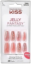 Kup Zestaw sztucznych paznokci z klejem Baletnica - Kiss Nails Jelly Fantasy