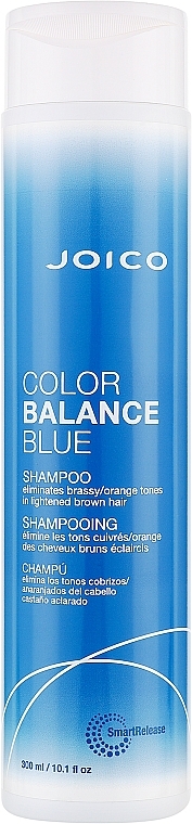 PRZECENA! Szampon do włosów w odcieniach jasnego brązu - Joico Color Balance Blue Shampoo * — Zdjęcie N2