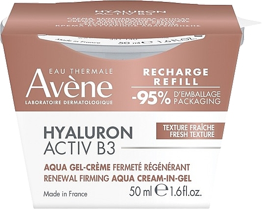 Krem do twarzy - Avene Hyaluron Activ B3 Aqua Gel-Cream (uzupełnienie) — Zdjęcie N1