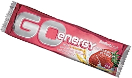 Baton proteinowy truskawkowo-jogurtowy - BiotechUSA GO Energy Bar Strawberry Yogurt — Zdjęcie N1