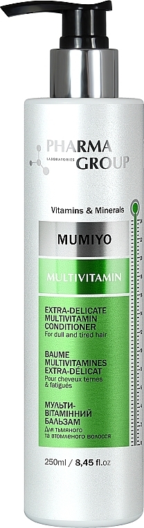 PRZECENA! Multiwitaminowy balsam do włosów - Pharma Group Laboratories Multivitamin + Moomiyo Conditioner * — Zdjęcie N1