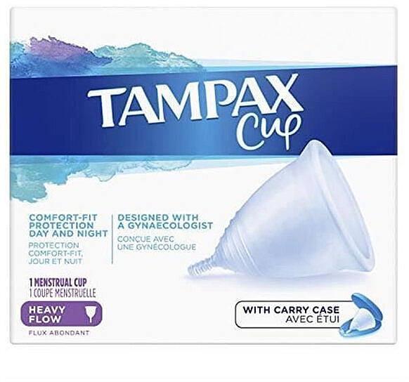 Kubeczek menstruacyjny na obfite upławy - Tampax Menstrual Cup Heavy Flow — Zdjęcie N1