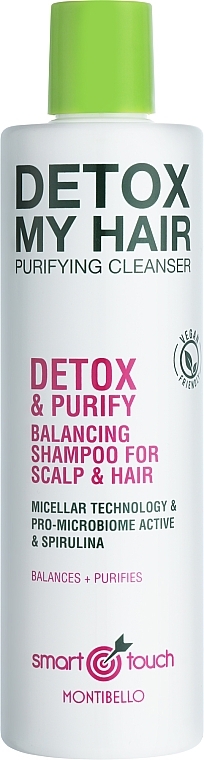 Micelarny szampon do włosów - Montibello Smart Touch Detox My Hair Shampoo — Zdjęcie N1