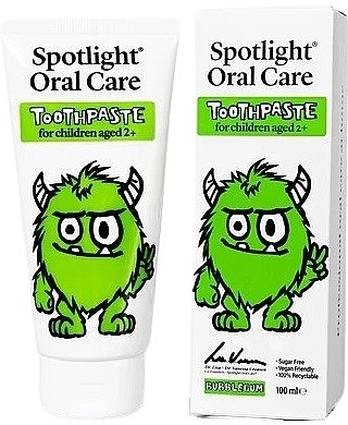 Pasta do zębów dla dzieci Monster o smaku gumy do żucia - Spotlight Oral Care Kids Bubblegum Monster Toothpaste — Zdjęcie N1