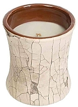 Świeca zapachowa w szkle ceramicznym - WoodWick Fireplace Mini Hourglass Candle — Zdjęcie N1