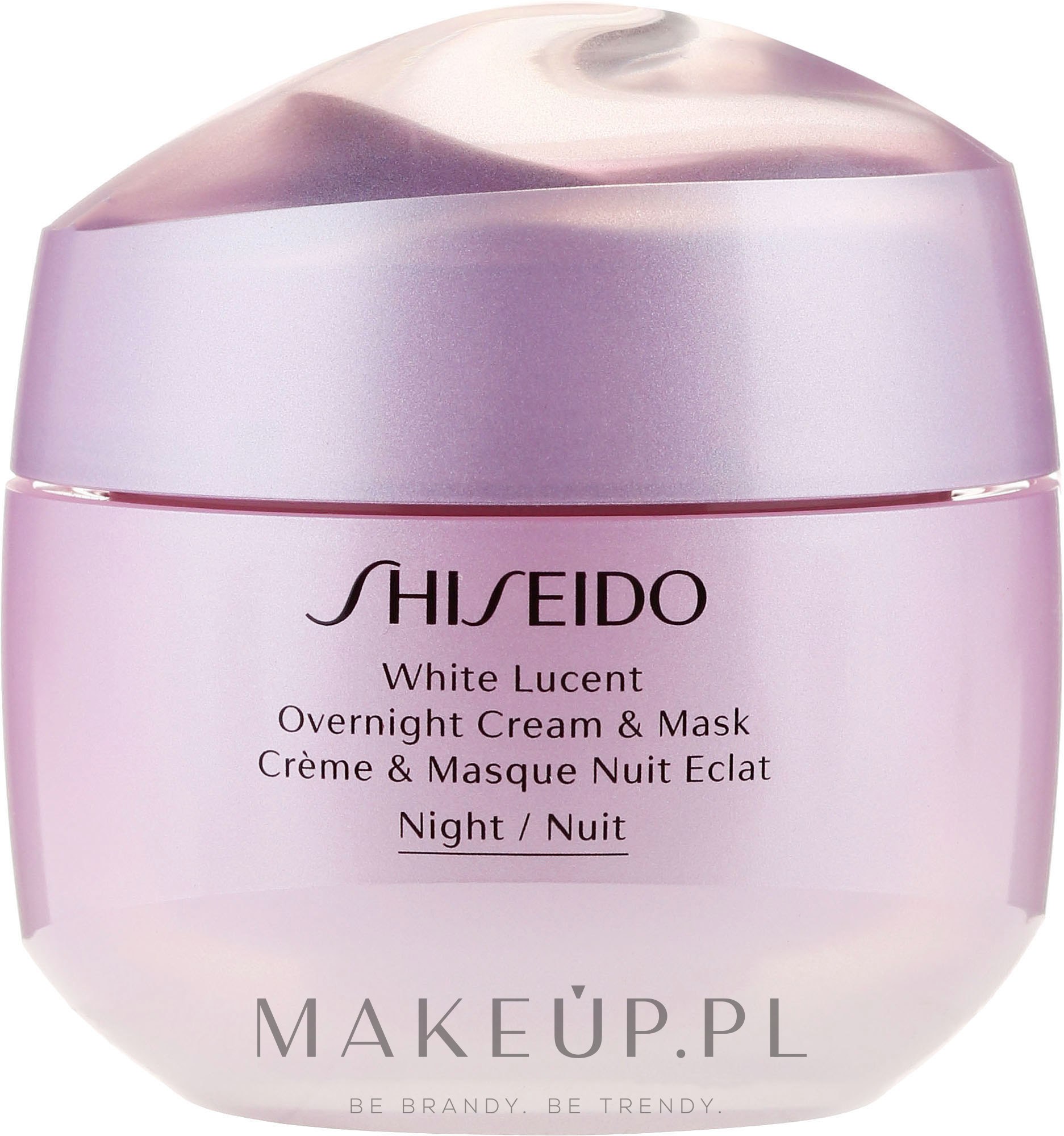 Krem do twarzy na noc - Shiseido White Lucent Overnight Cream & Mask — Zdjęcie 75 ml