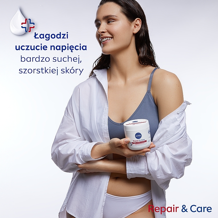 Krem nawilżająco-regenerujący do ciała - NIVEA Repair & Care 12% Glycerin + Vitamin E Cream — Zdjęcie N6