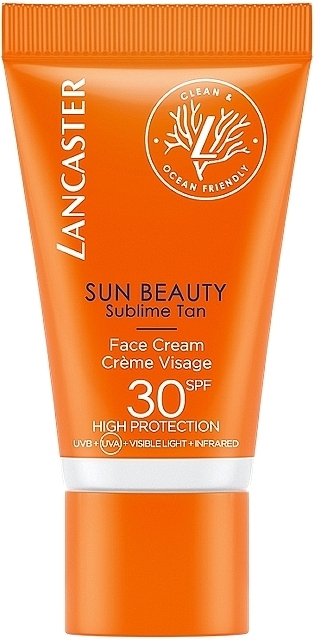 Krem przeciwsłoneczny do twarzy - Lancaster Sun Beauty SPF30 (próbka) — Zdjęcie N1