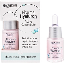 Serum do twarzy aktywny hialuron + regeneracja - Pharma Hyaluron Pharmatheiss Cosmetics Active Concentrate Anti-wrinkle + Repair Complex  — Zdjęcie N3