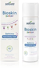 Kup PRZECENA! Żel do mycia twarzy i ciała dla dzieci - Salcura Bioskin Junior Face & Body Wash *