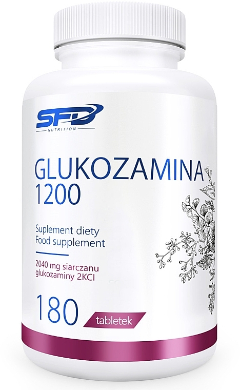 Suplement diety Glukozamina 1200, w tabletkach - SFD Nutrition Glukozamina 1200 — Zdjęcie N1