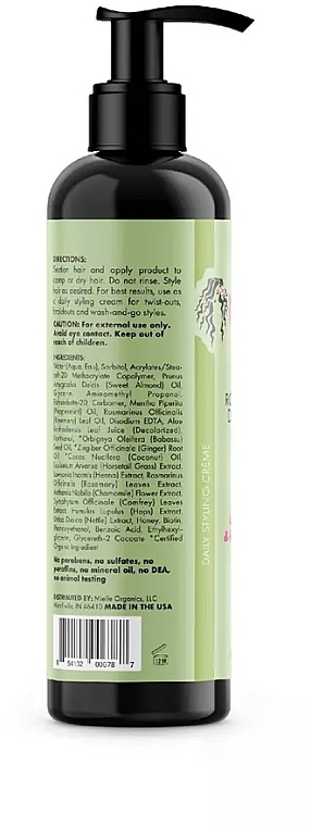 Krem do stylizacji włosów Rozmaryn i mięta - Mielle Organics Rosemary Mint Daily Styling Creme — Zdjęcie N3