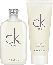 Calvin Klein CK One - Zestaw (edt/200ml + b/lot/200ml) — Zdjęcie N1