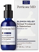 Zabieg terapeutyczny i nawilżający z retinolem - Perricone MD Blemish Relief Retinol Treatment & Moisturizer — Zdjęcie N3