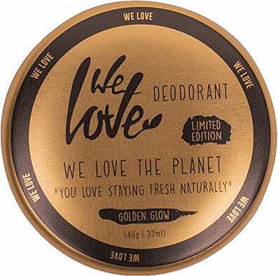 Naturalny dezodorant w kremie - We Love The Planet Deodorant Golden Glow — Zdjęcie N1