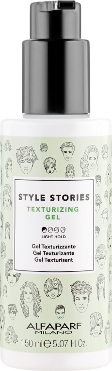Teksturyzujący żel do włosów - Alfaparf Style Stories Texturizing Gel Light Hold