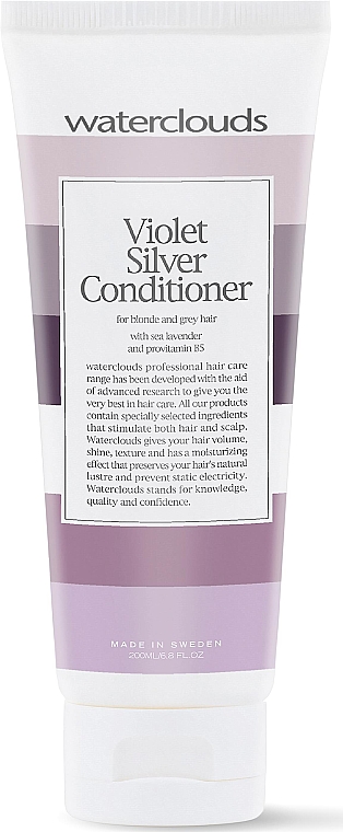 Odżywka do włosów niwelująca żółte tony - Waterclouds Violet Silver Conditioner	 — Zdjęcie N1