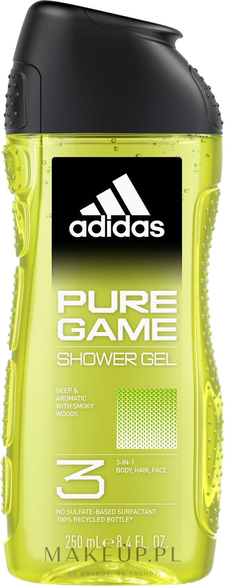 Żel pod prysznic 3 w 1 dla mężczyzn - Adidas Pure Game — Zdjęcie 250 ml
