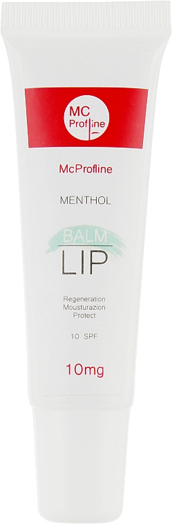 Balsam do ust - Miss Claire MC Profline Lip Balm Menthol SPF10	 — Zdjęcie N1