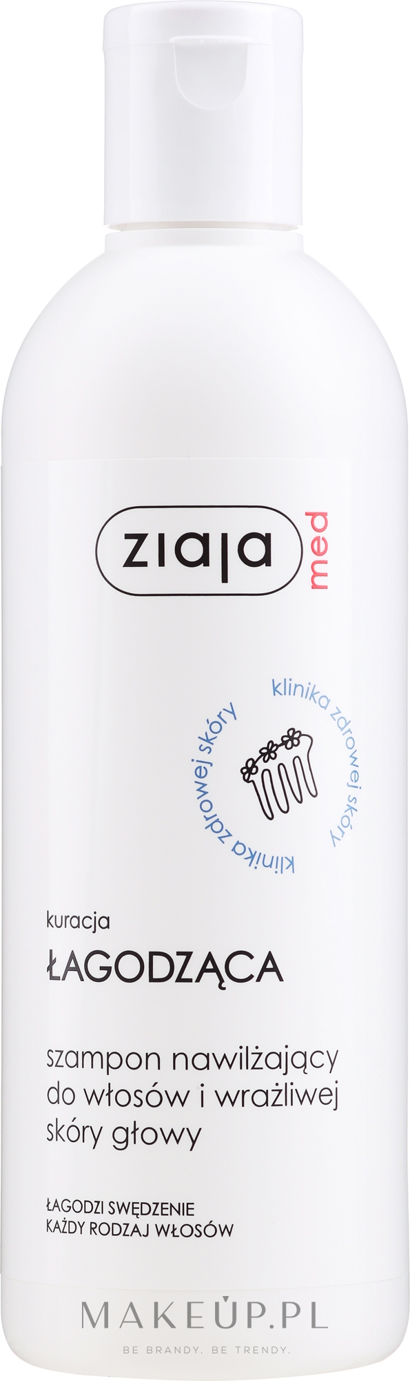 Łagodzący szampon do wrażliwej skóry głowy - Ziaja Med Kuracja przeciwświądowa — Zdjęcie 300 ml