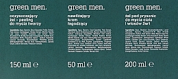 Zestaw - Tolpa Green Men 2024 Set (f/cl/gel/150ml + cr/50ml + sh/gel/200/ml) — Zdjęcie N3