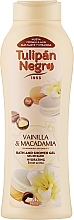 Żel pod prysznic z wanilią i orzechami makadamia - Tulipan Negro Vanilla & Macadamia Shower Gel — Zdjęcie N1