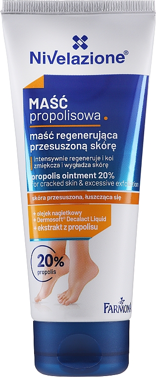 Maść propolisowa do stóp - Farmona Nivelazione 20% Propolis Ointment for Cracked Skin