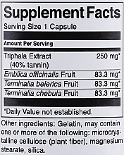Suplement diety Triphala, 250 mg - Swanson Triphala, 250mg — Zdjęcie N3