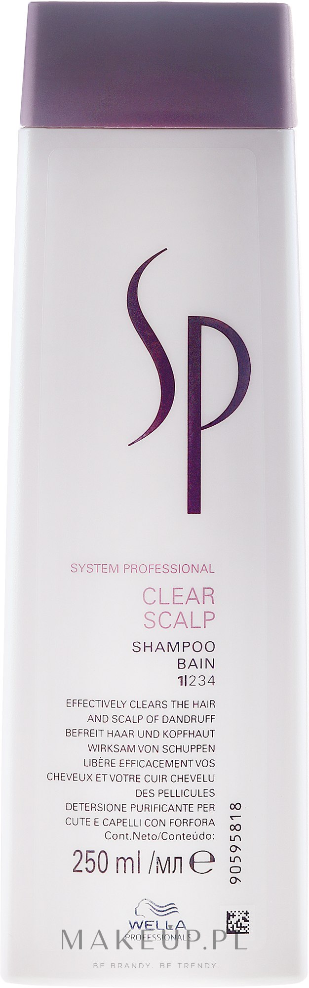 Przeciwłupieżowy szampon do włosów - Wella SP Clear Scalp Shampoo — Zdjęcie 250 ml