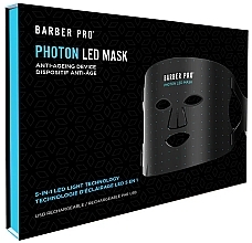 Profesjonalna przeciwstarzeniowa maska LED dla mężczyzn - BarberPro Photon Led Light Therapy Facial Mask — Zdjęcie N2