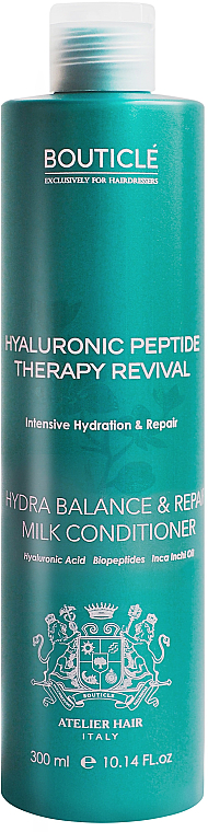 Odżywka do włosów rozjaśnianych i blond - Bouticle Hyaluronic Peptide Therapy Revival Hydra Balance&Repair Milk Conditioner — Zdjęcie N2