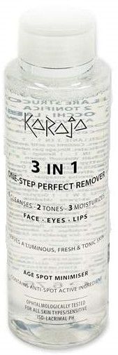 Woda micelarna 3 w 1 do mycia twarzy, oczu i ust - Karaja 3in1 One-Step Perfect Remover Micellar Water — Zdjęcie N1