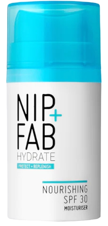 Odżywczy krem nawilżający do twarzy - Nip + Fab Hydrate Nourishing SPF 30 Moisturiser — Zdjęcie N1