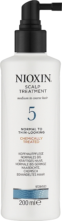 Kuracja zagęszczająca włosy normalne i cienkie - Nioxin Thinning Hair System 5 Scalp Treatment — Zdjęcie N1